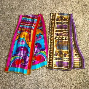 Laurel Burch Silk Scarf Bundle (2)